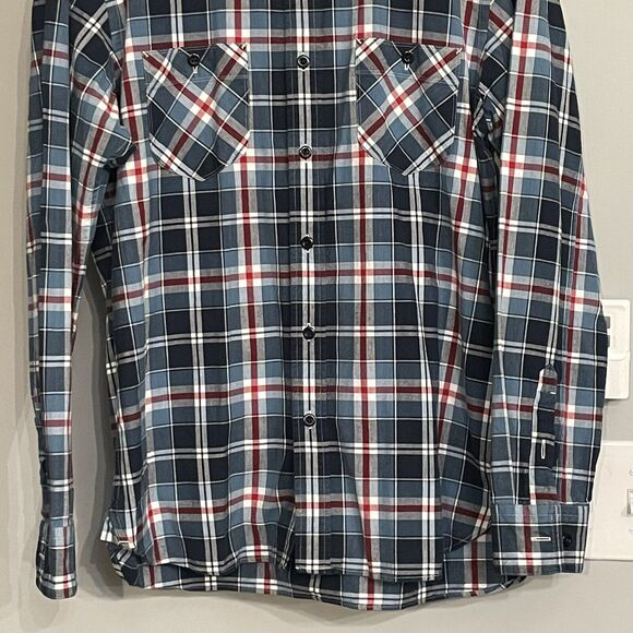 Guideboat Co Shirt Plain Weave Oxford Plaids Button Down Long Sleeve Mens L - Picture 3 of 11